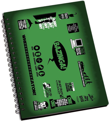 

Rangeele Inkers A5 Notebook(Big Bang Theory Artwork, Multicolor)