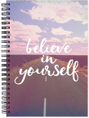 

VenTechno A5 Diary(Inspire / Motivational Covered Wirebound Ruled Paper Sheets Personal and Office Stationary Notebooks Diary, Multicolor)