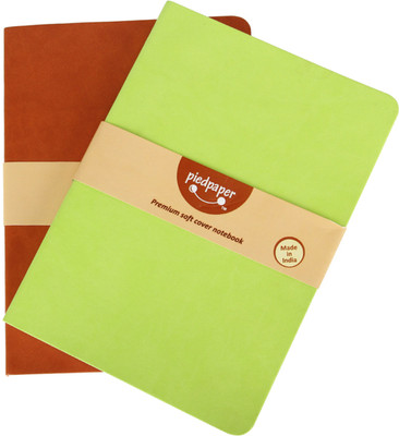 

Piedpaper Regular Notebook(Premium Colors, Brown)
