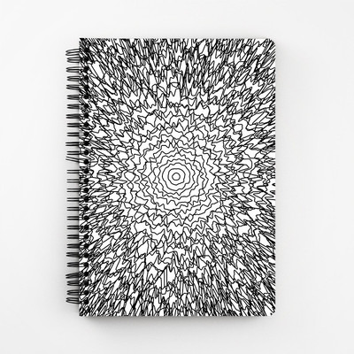 

RAYITE A5 Diary(Grayscale Interference, Multicolor)