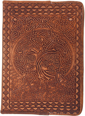 

Craft Play A5 Diary(Leather Emboss With Piping, Tan)