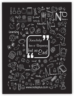 

Noteplus A4 Diary(Noteplus 180 Page Staple Bind Notebook set of 20, Black, Pack of 20)
