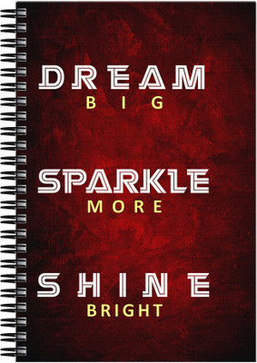 

Art Emporio A5 Notebook(Dream Big, Multicolor)