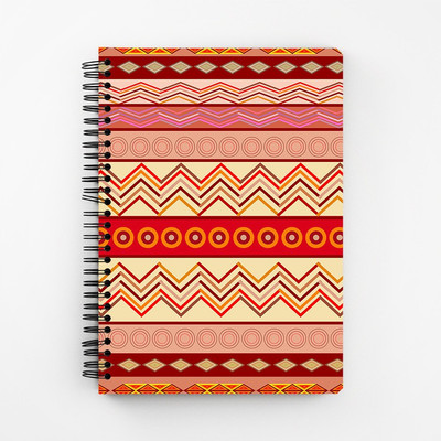 

RAYITE A5 Diary(Tribal Chevron, Multicolor)