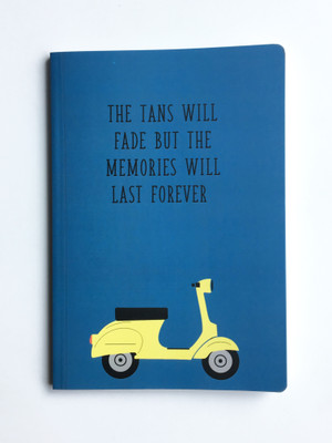 

TheDesignWiz A5 Notebook(Memories Forever Notebook, Blue)