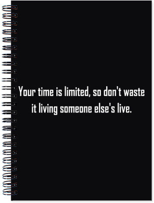 

VenTechno A5 Diary(Inspire / Motivational Covered Wirebound Ruled Paper Sheets Personal and Office Stationary Notebooks Diary, Multicolor)
