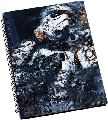 Rangeele Inkers A5 Notebook(Vader Splatter, Multicolor)