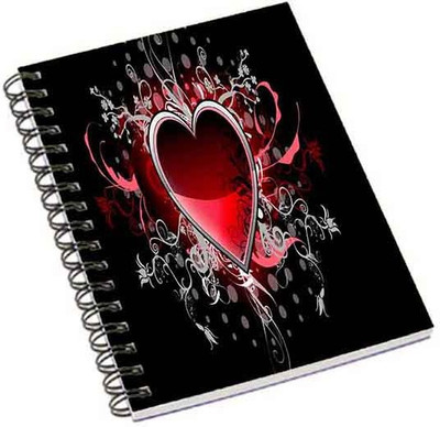 

Shopmania A5 Notebook(Heart Design, Multicolor)