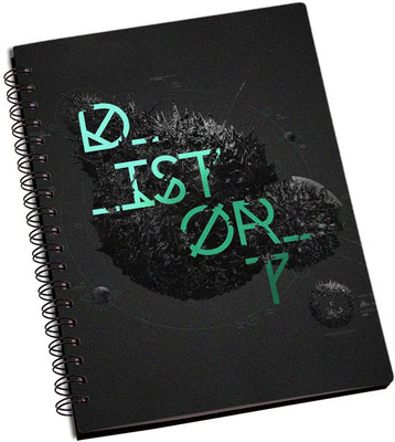 

Rangeele Inkers A5 Notebook(Cool Typography, Multicolor)