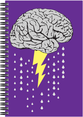 

Art Emporio A5 Notebook(Brain Storming, Multicolor)