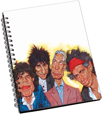 

Rangeele Inkers A5 Notebook(Rolling Stones Creature, Multicolor)