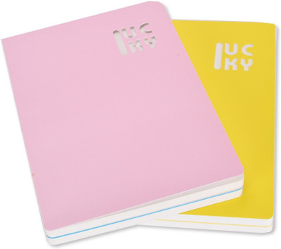 

Enwraps Regular Notebook(Lucky Bright Bi-Colour Small MC, Multicolor, Pack of 2)