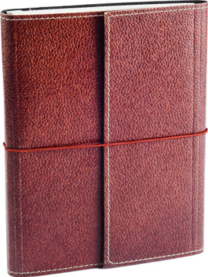 

Eco-Leatherette A5 Journal(Handcrafted, Dark Brown)