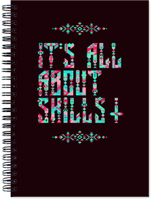 

VenTechno A5 Diary(Awesome Designer Wirebound Ruled Paper Sheets Personal and Office Stationary Notebooks Diary, Multicolor)