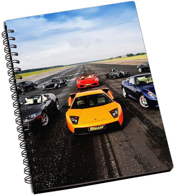 

Rangeele Inkers A5 Notebook(Ready To Race, Multicolor)