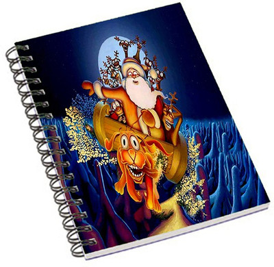 

Shopmania A5 Notebook(Santa, Multicolor)