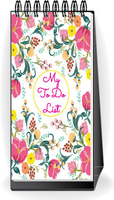 

Nourish Regular Planner/Organizer(Desktop Standing To Do List, Multicolor)