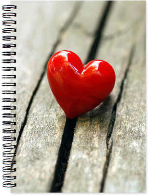 

VenTechno A5 Diary(Love Theme Wirebound Ruled Paper Sheets Personal and Office Stationary Notebooks Diary, Multicolor)