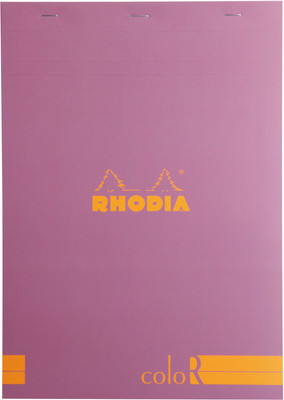 

Rhodia A4 Note Pad(Basics Lilac ColoR - No. 18 - A4 - 297 mm x 210 mm, Lilac)