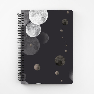 

RAYITE A5 Diary(The Moon, Multicolor)