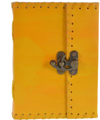 

Craft Play Regular Diary(Leather With Lock, Yellow)
