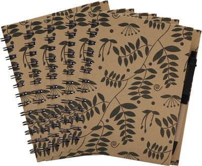 

Easyhome A5 Notebook(Recycled Paper Handmade 5 pcs set, Brown, Pack of 5)