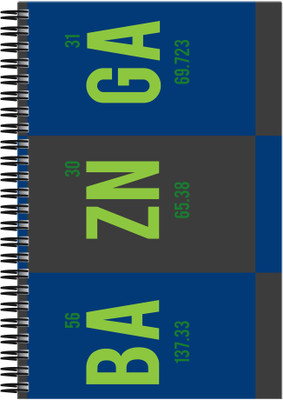 

Art Emporio A5 Notebook(Bazingaa Elements, Multicolor)