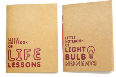 

Ink and Graphite B7 Memo Book(Little Kraft Notebook, Brown, Pack of 2)