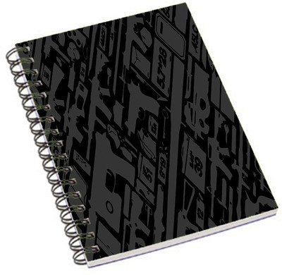 

Shopmania A5 Notebook(DESIGNER PRINTED NOTEBOOK, Multicolor)