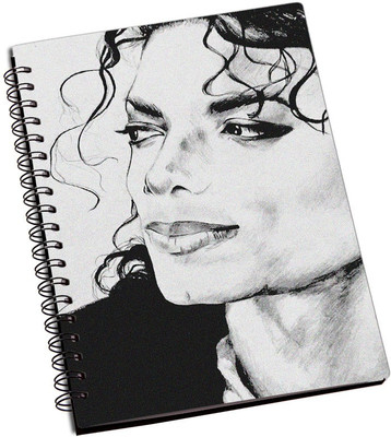 

Rangeele Inkers A5 Notebook(Michael Jackson Lovely Sketch, Multicolor)