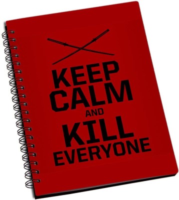 

Rangeele Inkers A5 Notebook(Kill Everyone, Multicolor)