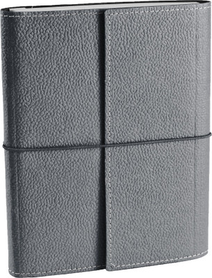 Eco-Leatherette A5 Journal(Handcrafted A5 Journal, Natural grey)