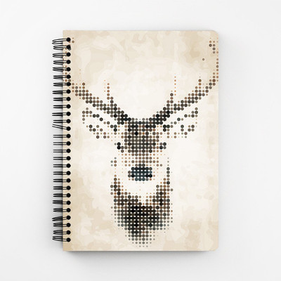 

RAYITE A5 Diary(Polygon Deer Head, Multicolor)