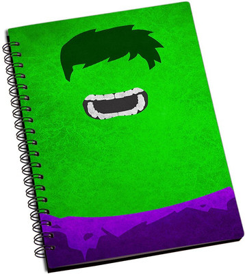 

Rangeele Inkers A5 Notebook(Hulk Minimal Artwork, Multicolor)