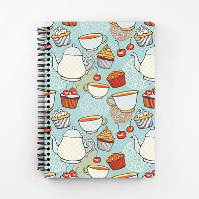 

RAYITE A5 Diary(Cakes And Tea, Multicolor)