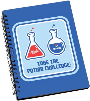 

Rangeele Inkers A5 Notebook(Take The Potion Challenge, Multicolor)
