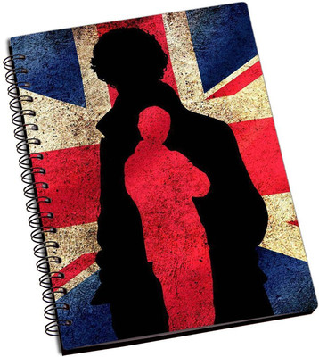 

Rangeele Inkers A5 Notebook(Sherlock Holmes america Minimal, Multicolor)