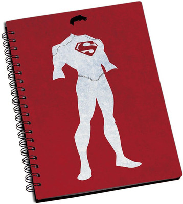 

Rangeele Inkers A5 Notebook(Superman White, Multicolor)