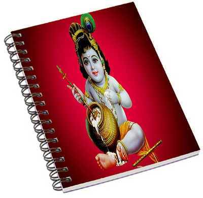 

Shopmania A5 Notebook(Makhan Chor, Multicolor)