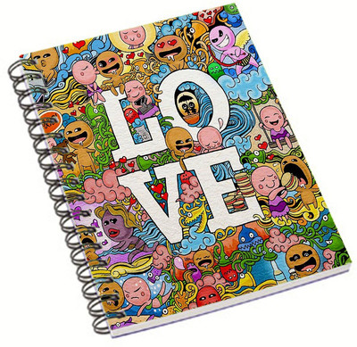 

Shopmania A5 Notebook(DESIGNER NOTEBOOK, Multicolor)