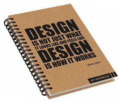

Printelligent A5 Notebook(Printelligent, Khaki)