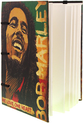 

Craft Club Regular Journal(One Love One Heart Bob Marley Print In Special Binding Notebook, Multicolor)