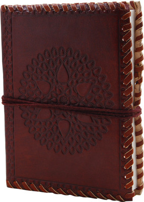 

Store Indya A5 Diary(Handcrafted Gift Set, Brown)