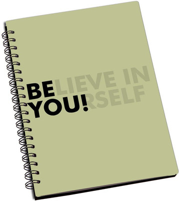 

Rangeele Inkers A5 Notebook(Believe In Yourself, Multicolor)