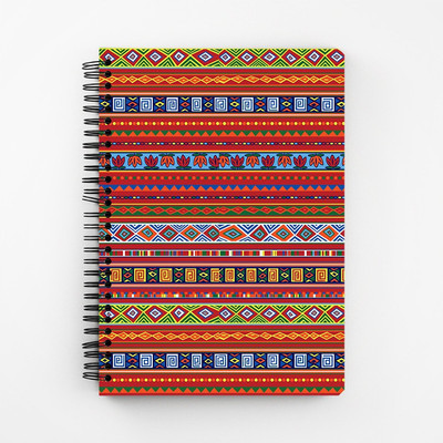 RAYITE A5 Diary(Ethnic Pattern Abstract, Multicolor)