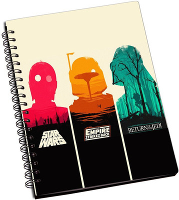 

Rangeele Inkers A5 Notebook(Star Wars Episodes Art, Multicolor)