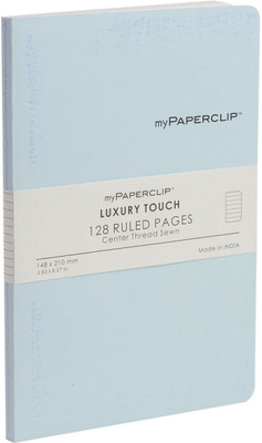 

Mypaperclip A5 Notebook(Luxury Touch, Blue)