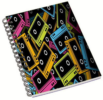 

Shopmania A5 Notebook(DESIGNER NOTEBOOK, Multicolor)