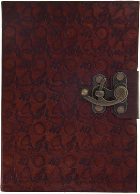 

Craft Play A5 Diary(Gramophone Emboss With Lock, Brown)