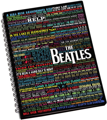 

Rangeele Inkers A5 Notebook(The Beatles Song Lyrics, Multicolor)